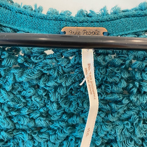 Free People Teal Sweater - Picture 4 of 4